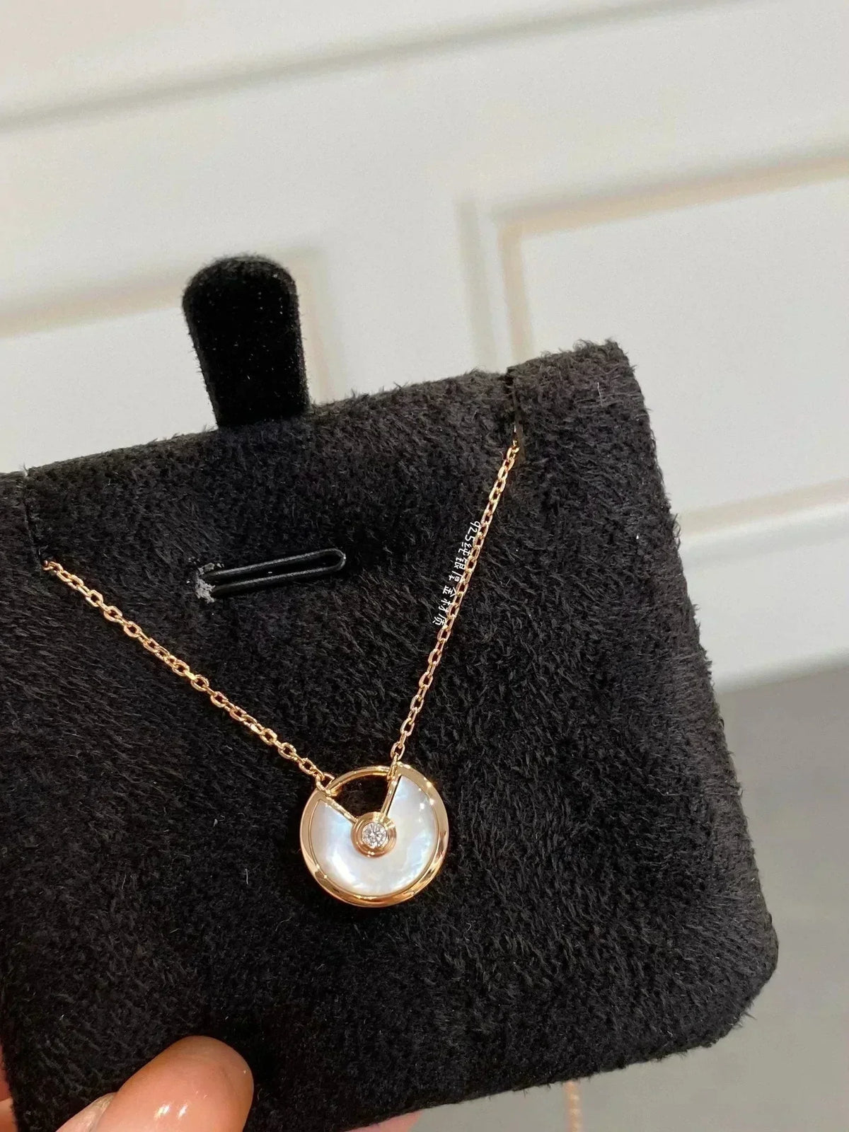 [Renovia Jewelry]AMULETTE ROSE GOLD MOP NECKLACE