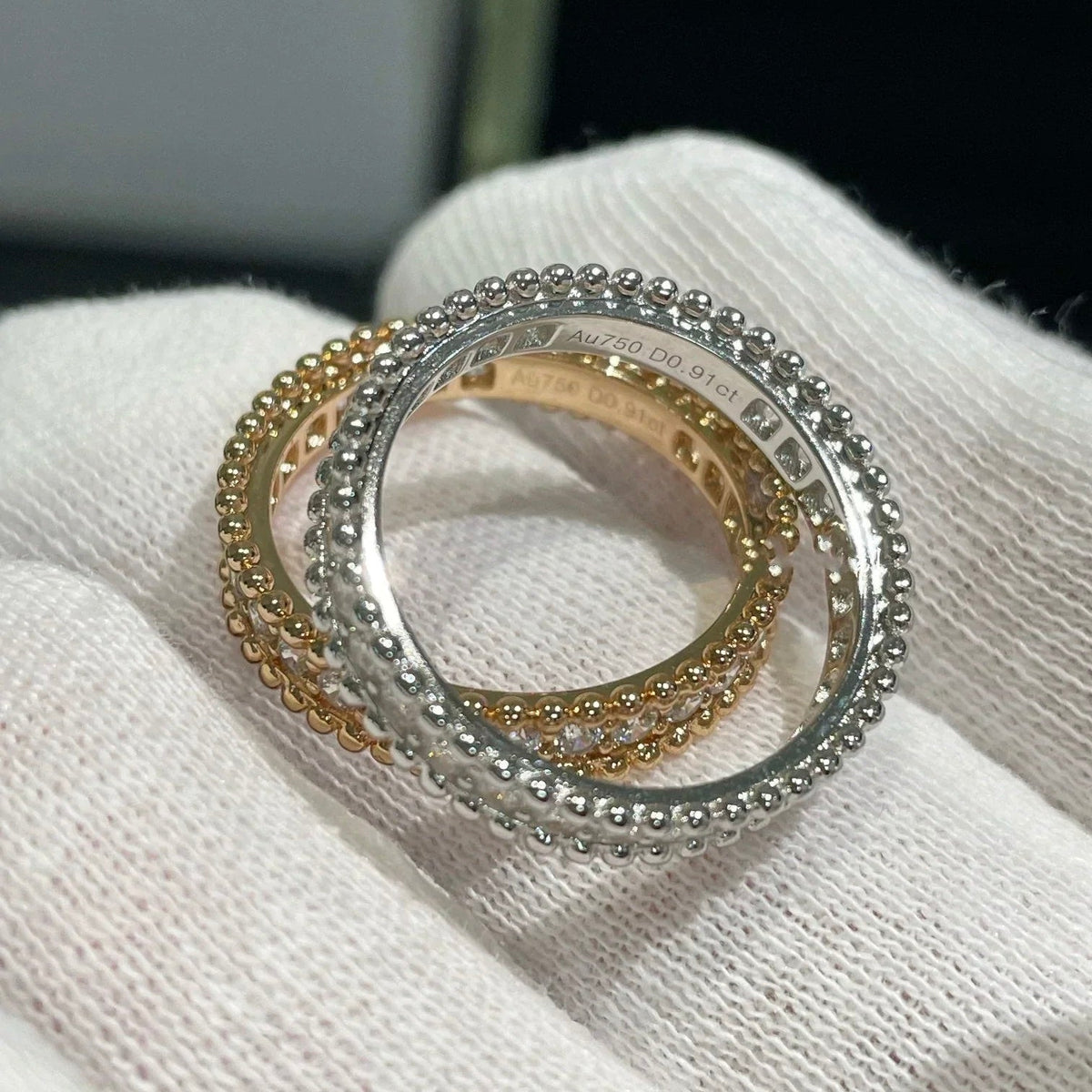 [Renovia Jewelry]PERLEE DIAMOND ROSE GOLD RING