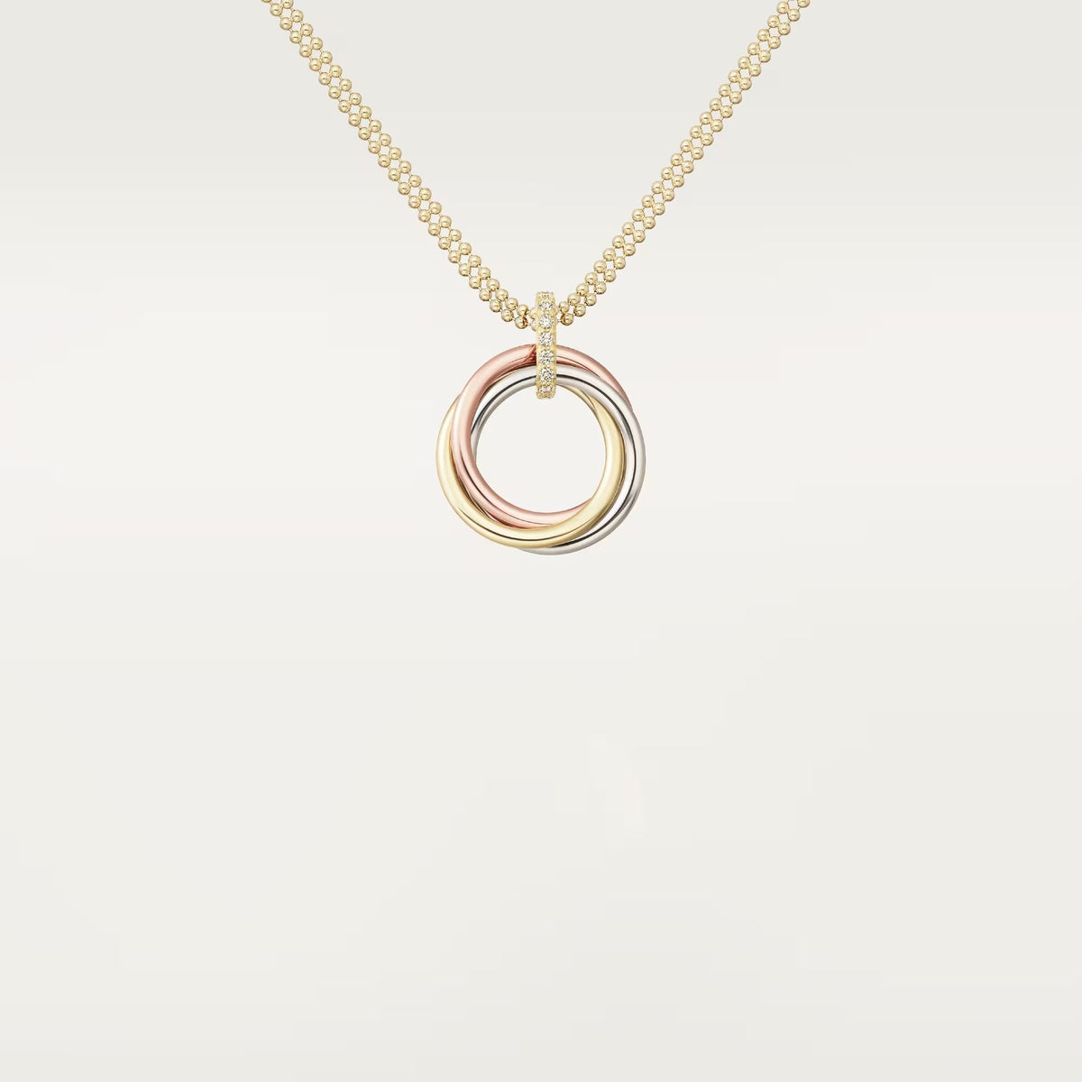 [Renovia Jewelry]TRINITY MEDIUM  DIAMONDS NECKLACE