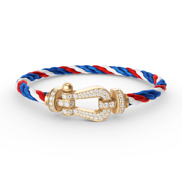 [Renovia Jewelry]FORCE LARGE HORSESHOE FULL DIAMOND BRACELET GOLD