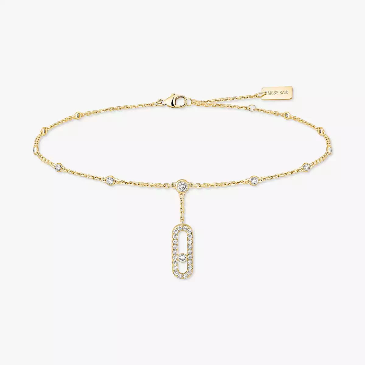 [Renovia Jewelry] Move Uno pavé ankle bracelet